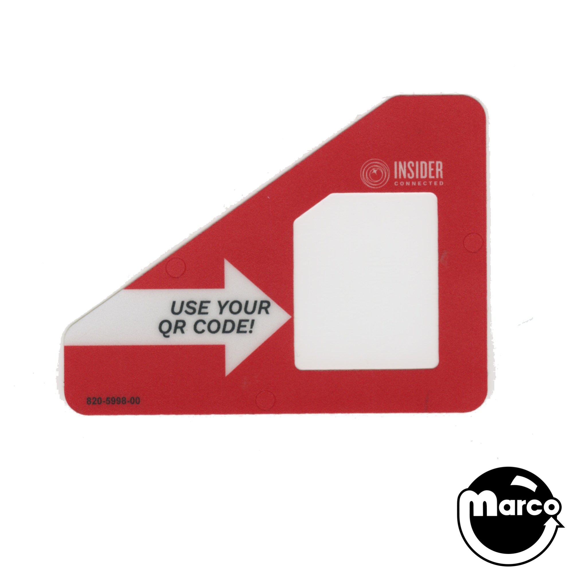 Bottom Arch Decal PRE/LE - QR Reader - Right Hand