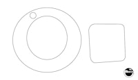 FAMILY GUY / SHREK (Stern) Mylar hole shields