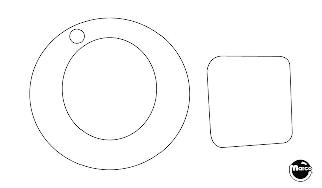 FAMILY GUY / SHREK (Stern) Mylar hole shields