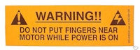 Decal - warning