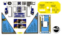 STAR WARS (Data East) Decal set