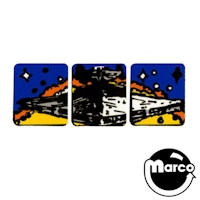 STAR WARS (Data East) Decal drop targets