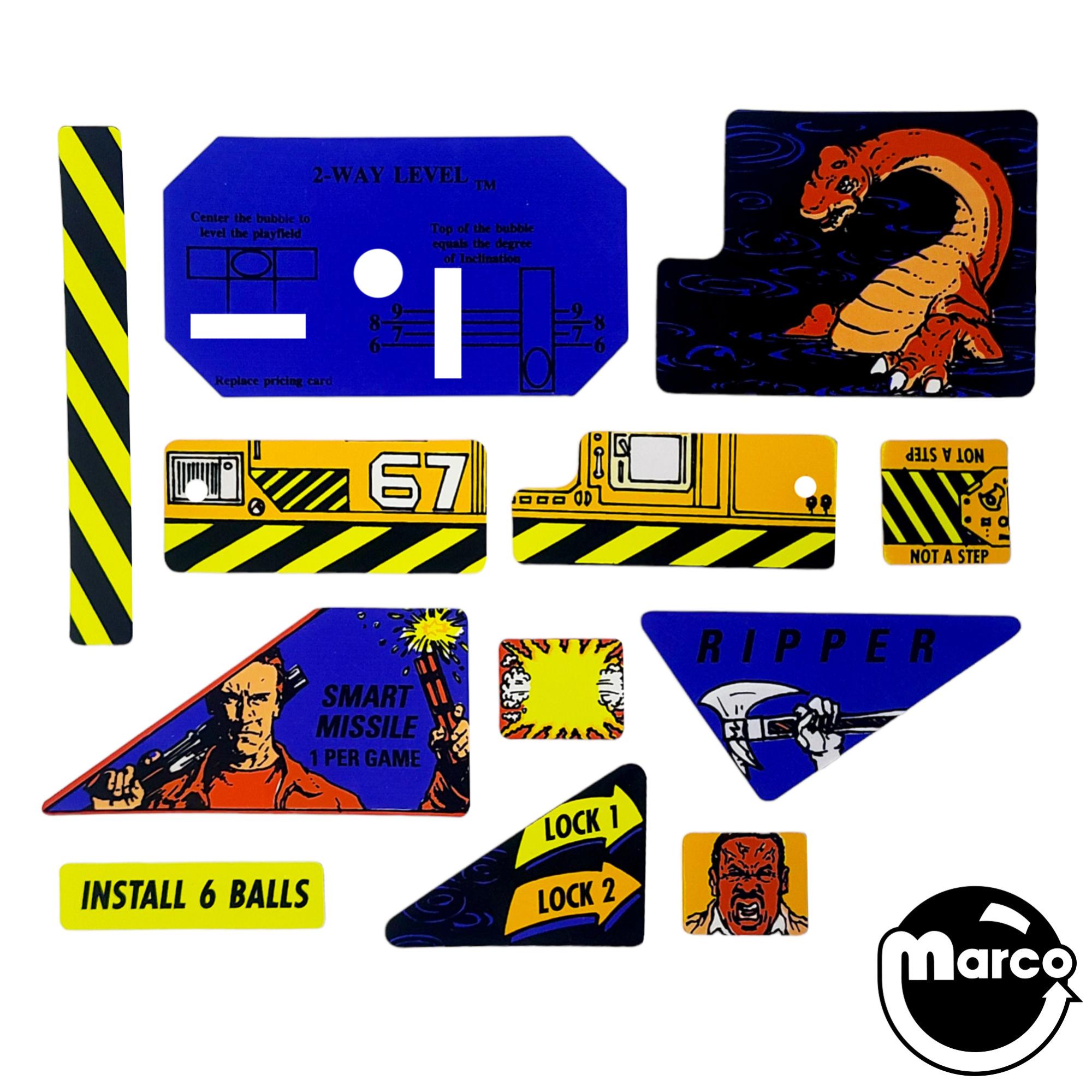 LAST ACTION HERO (DE) Decal set playfield