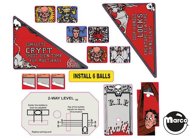 TALES FROM THE CRYPT (DE) Decal Set