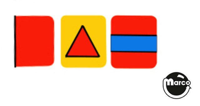 BAYWATCH (Sega) Decal drop targets