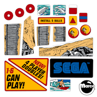 BAYWATCH (Sega) Decal set