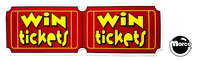 CUT THE CHEESE (Sega) Decal 'Win Tickets'