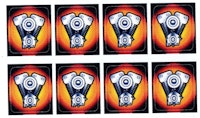 HARLEY DAVIDSON (Sega) Drop target decal set