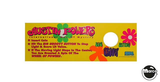 AUSTIN POWERS Rolldown (Sega) Overlay