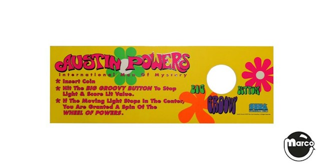 AUSTIN POWERS Rolldown (Sega) Overlay