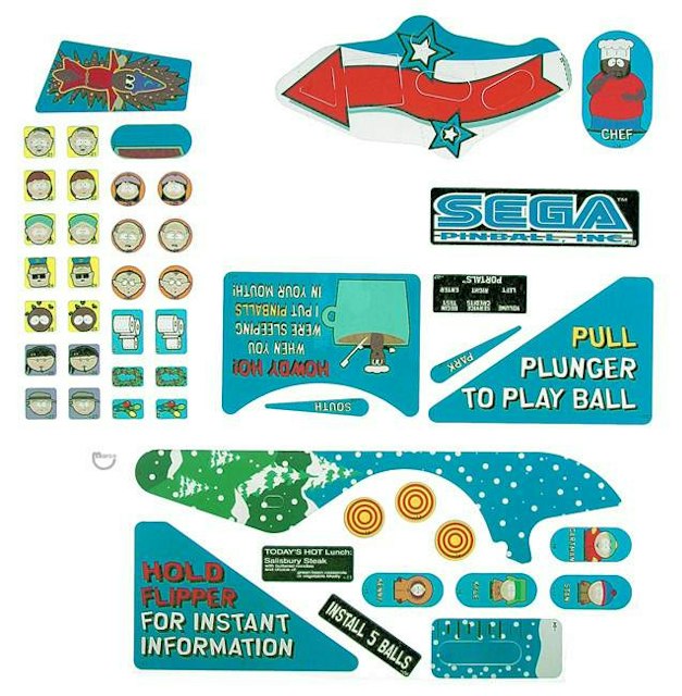 SOUTH PARK (Sega) Decal set