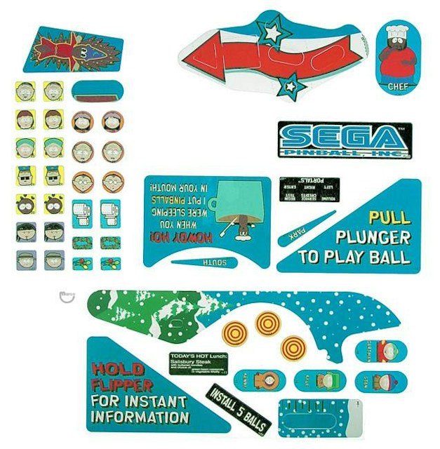 SOUTH PARK (Sega) Decal set