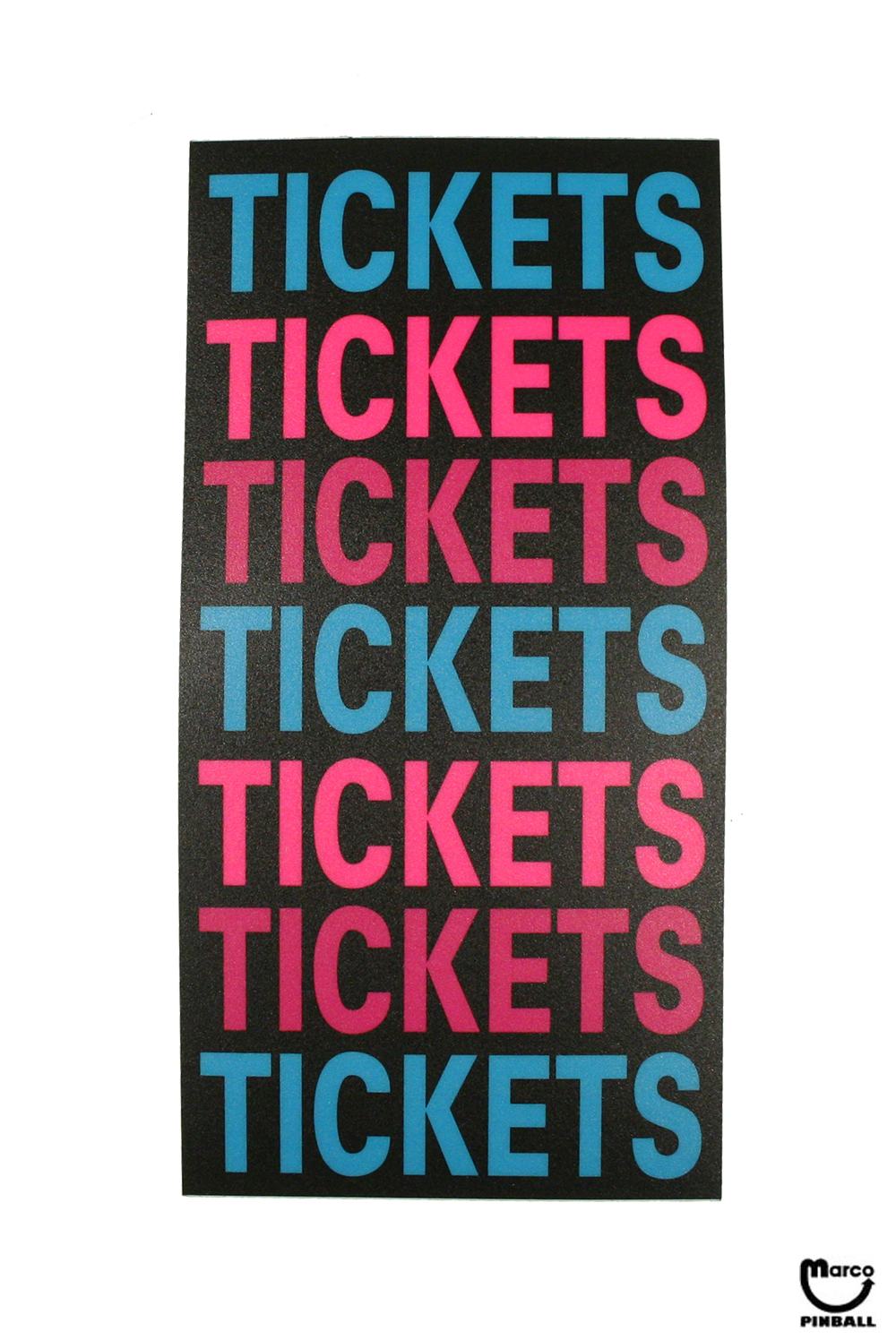 STRIKER XTREME (Stern) Decal tickets