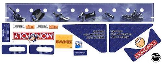 MONOPOLY (Stern) Decal set