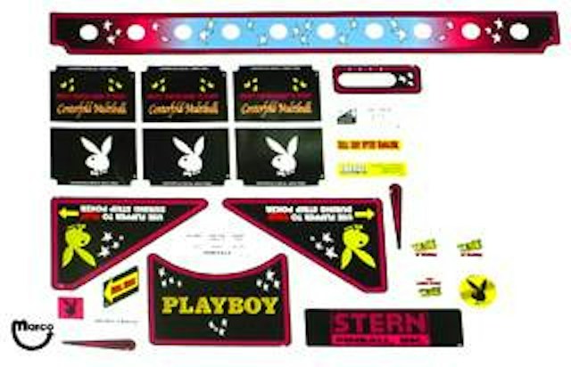 PLAYBOY (Stern 2002) Decal set