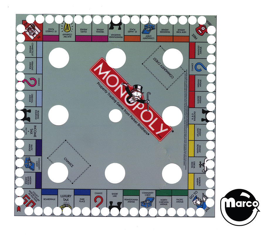 MONOPOLY MEGA JACKPOT (Stern) Playfield