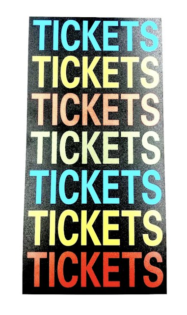 MONOPOLY MEGA JACKPOT (Stern) Decal Tickets