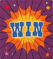 SIMPSONS KOOKY CARNIVAL (Stern)Front left decal 'WIN'