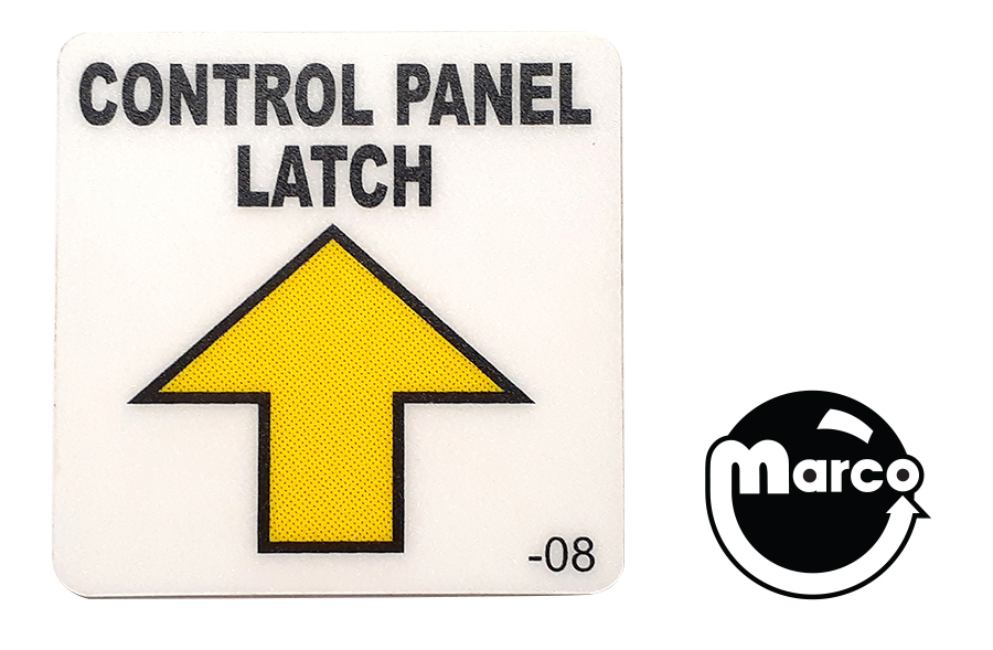 SIMPSONS KOOKY CARNIVAL (Stern) Decal Control Panel Latch