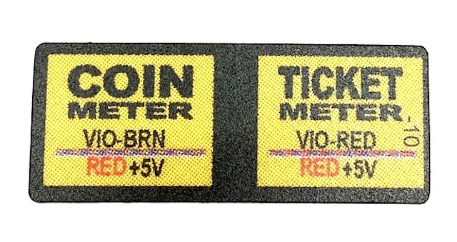 SIMPSONS KOOKY CARNIVAL (Stern) Decal Coin Meter
