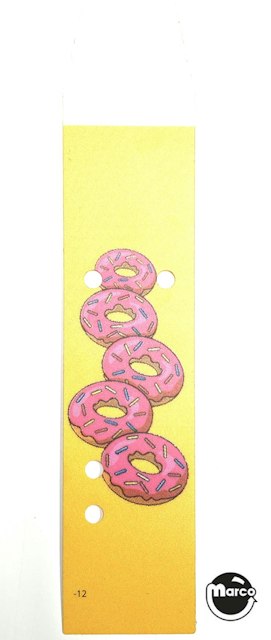 SIMPSONS KOOKY CARNIVAL (Stern) Decal ramp left