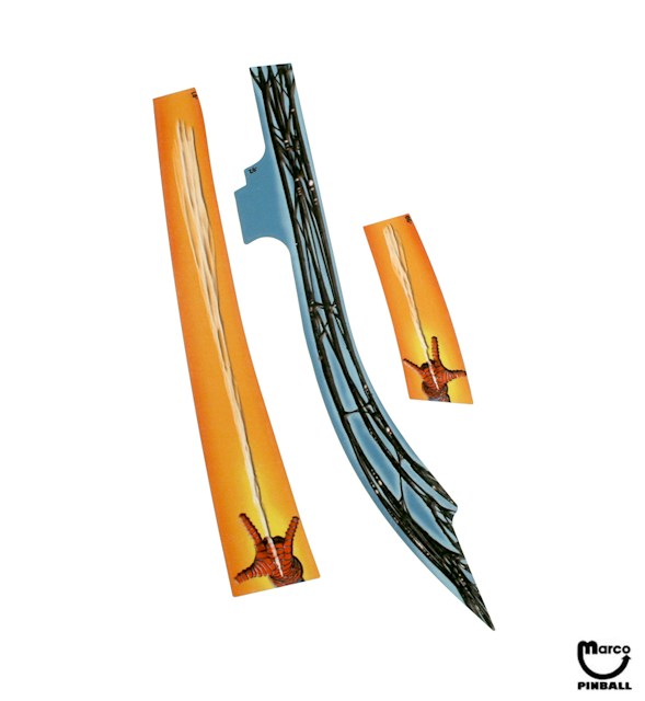 SPIDERMAN (Stern) Decal set ramps