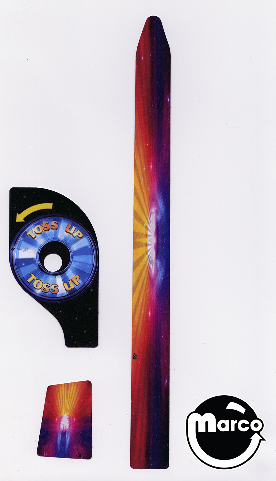 WHEEL OF FORTUNE (Stern) Decal ramps