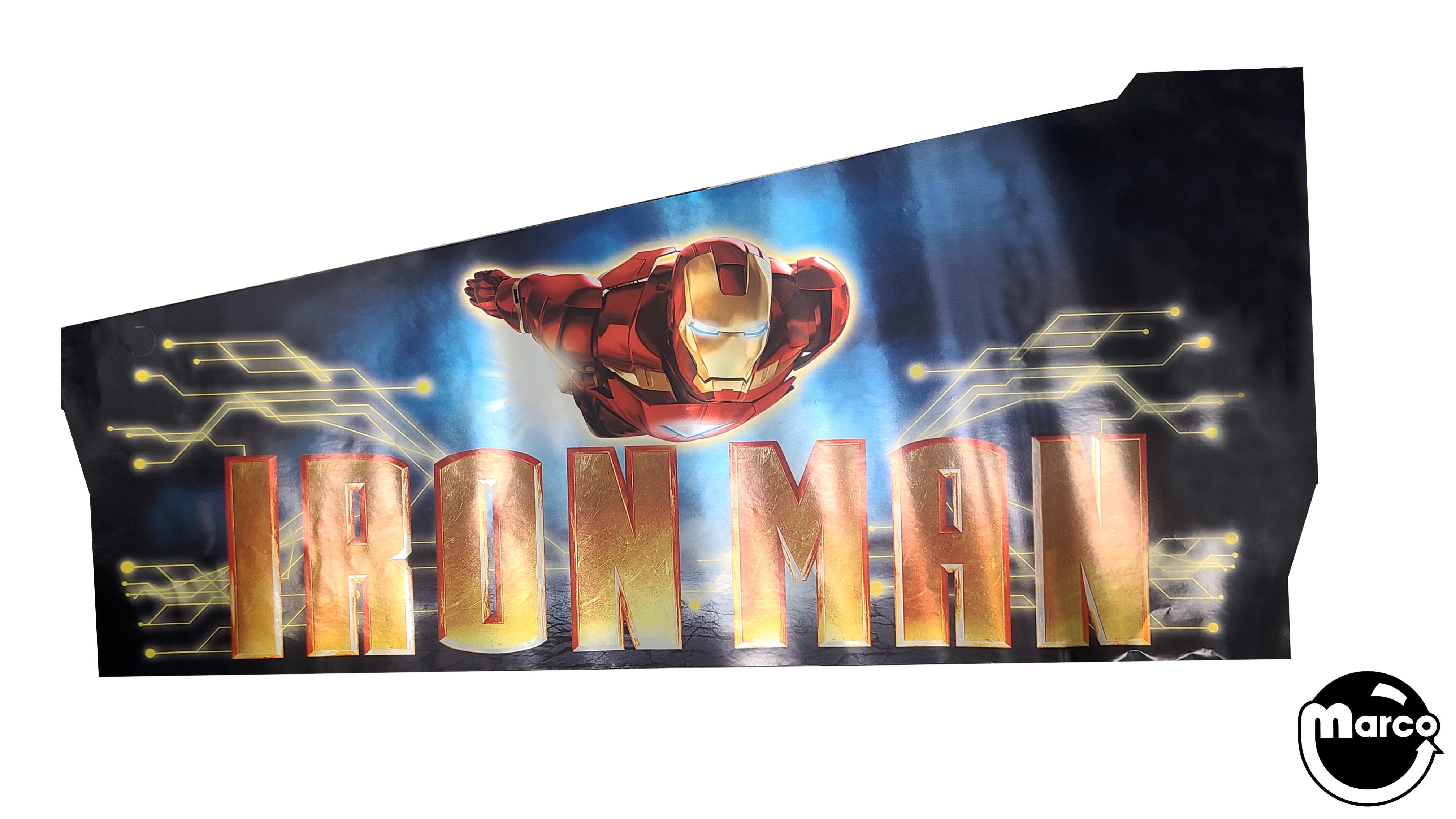 IRON MAN (Stern) Decal cabinet right