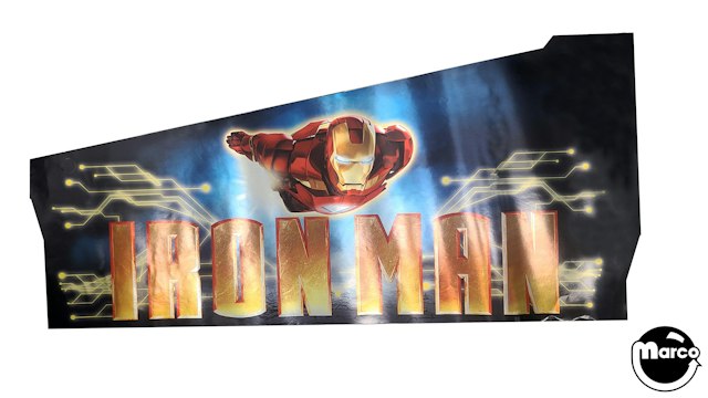 IRON MAN (Stern) Decal cabinet right