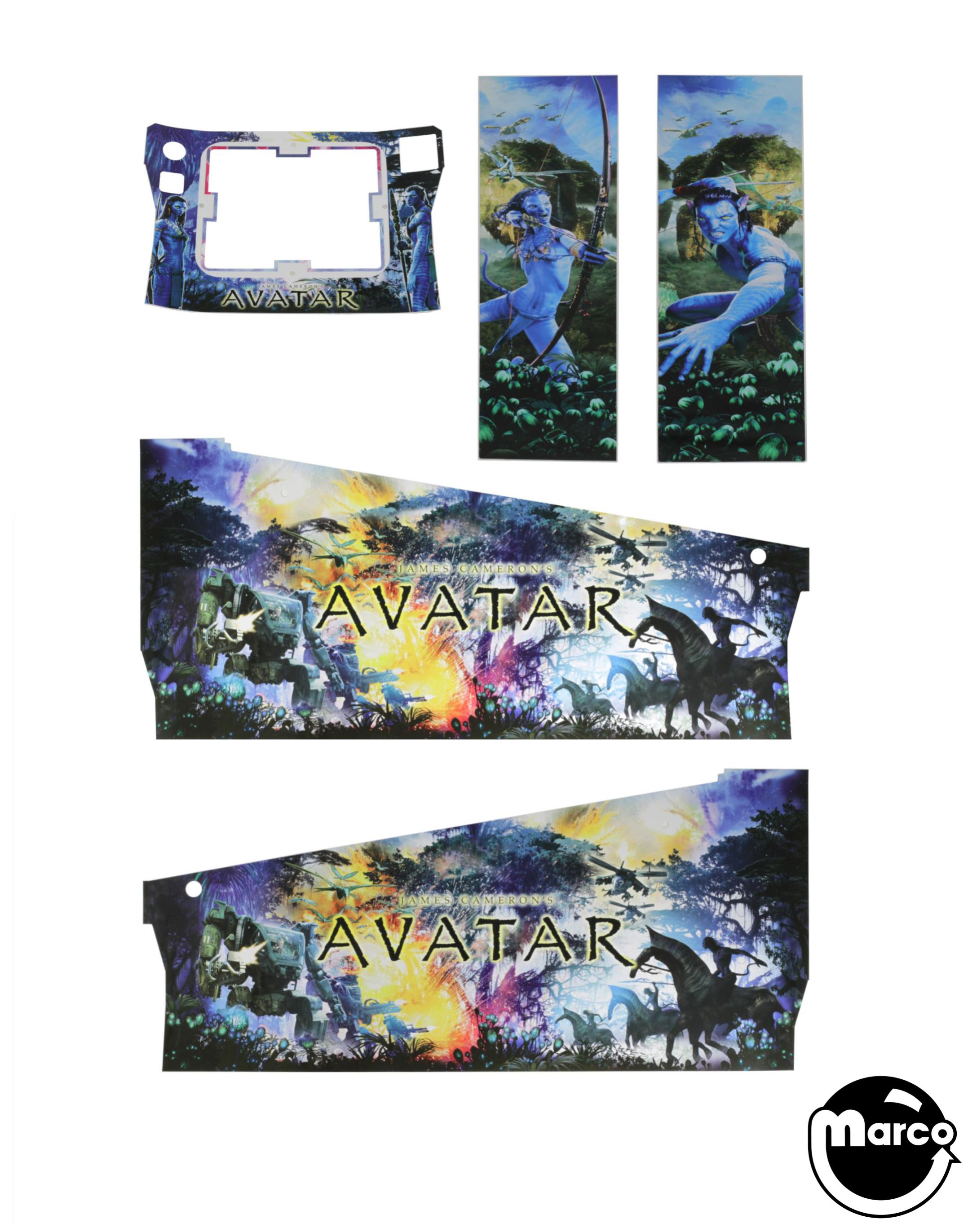 AVATAR (Stern) Cabinet decal set
