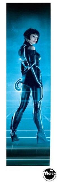 TRON (Stern) Cabinet head decal left