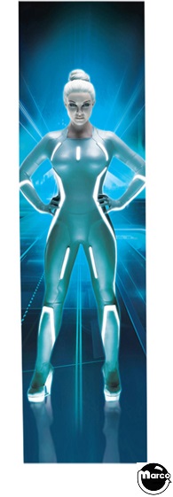 TRON (Stern) Cabinet head decal right