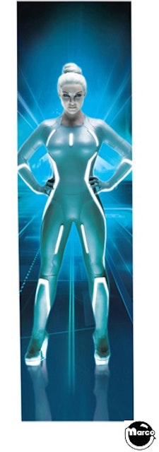 TRON (Stern) Cabinet head decal right