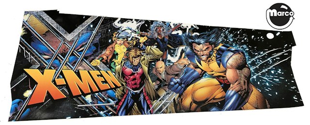 X-MEN LE (Stern) Decal cabinet