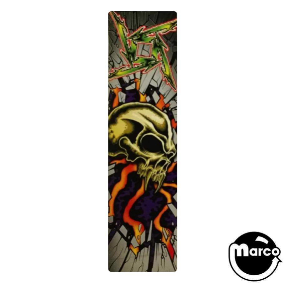 METALLICA PRO (Stern) Rounded Decal back box left