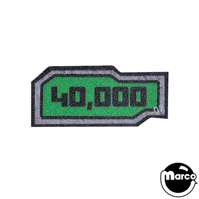 40,000 Decal used in Stern TRANSFORMERS The Pin™