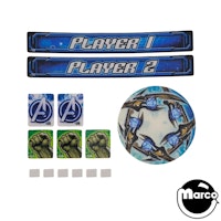 14 Piece Decal Set for Avengers ELG The Pin&trade; (STERN)