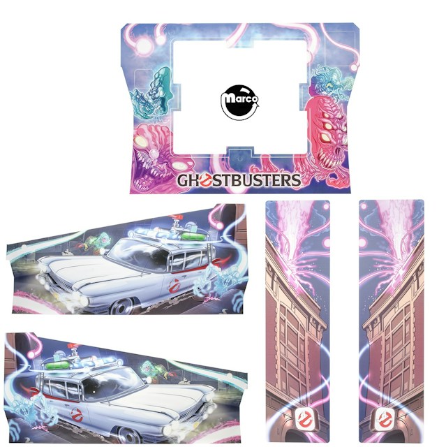 GHOSTBUSTERS PRO (Stern) Cabinet decal set 820-71H5-XX