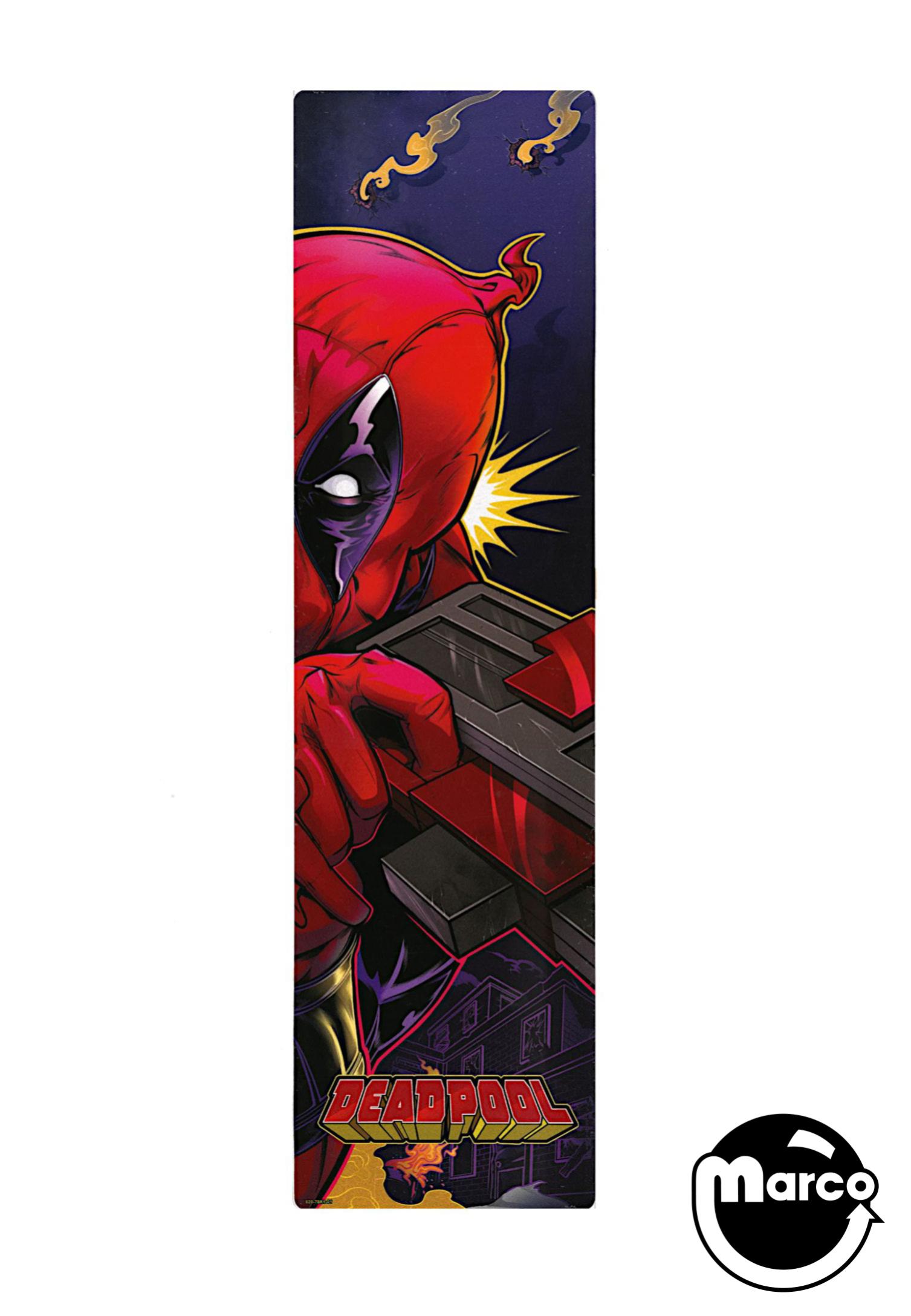 DEADPOOL PRO (Stern) Decal backbox left