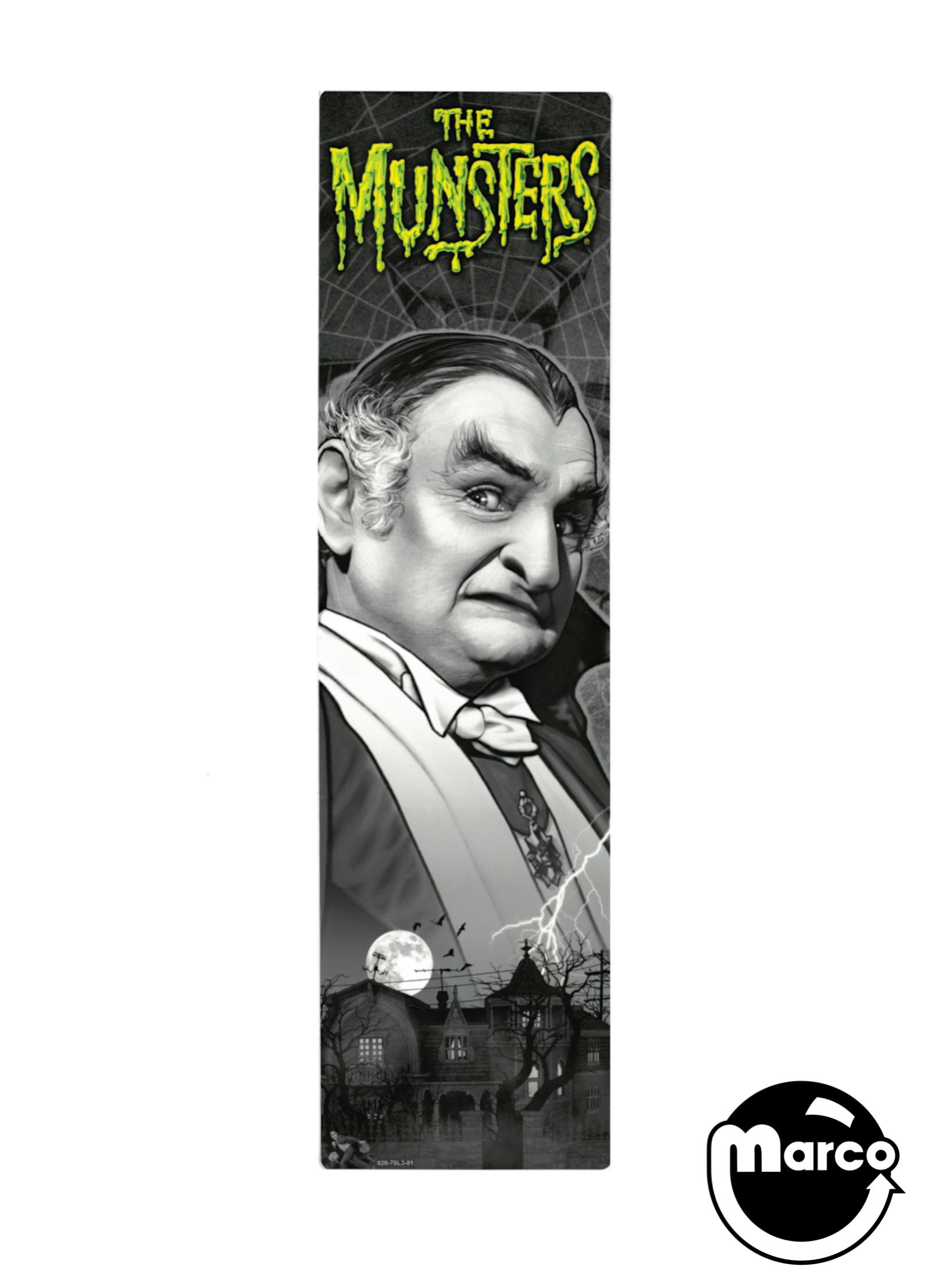 MUNSTERS PREMIUM (Stern) Backbox decal left