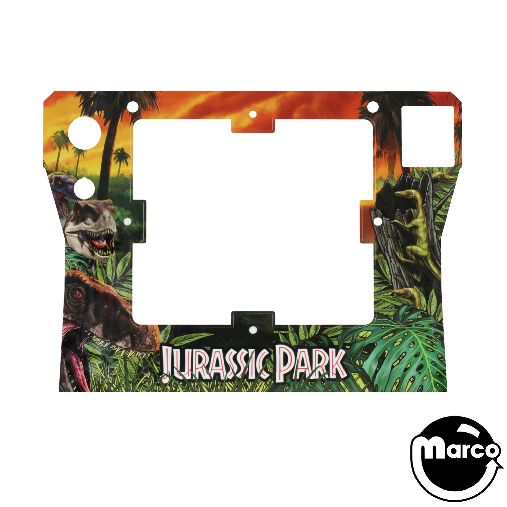 JURASSIC PARK PREM (Stern) Front Cabinet Decal
