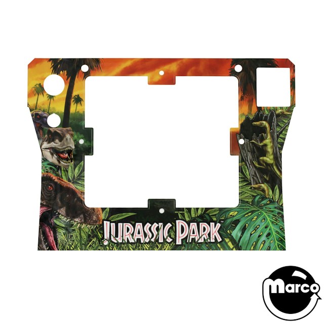JURASSIC PARK PREM (Stern) Front Cabinet Decal