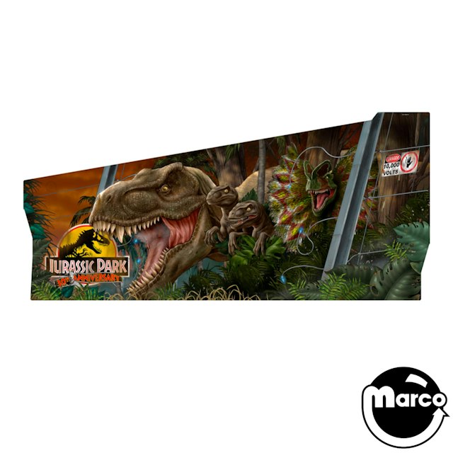 JURASSIC PARK 30TH ANNIVERSARY (Stern) Cabinet Decal Right