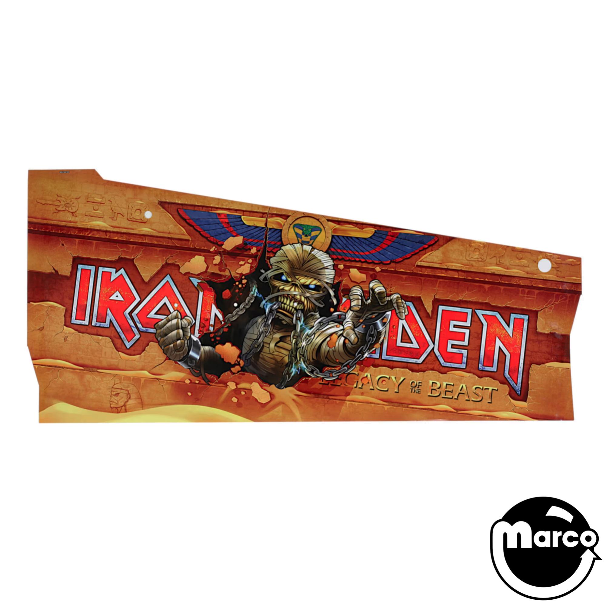 IRON MAIDEN PRE (Stern SPI) Decal cabinet left