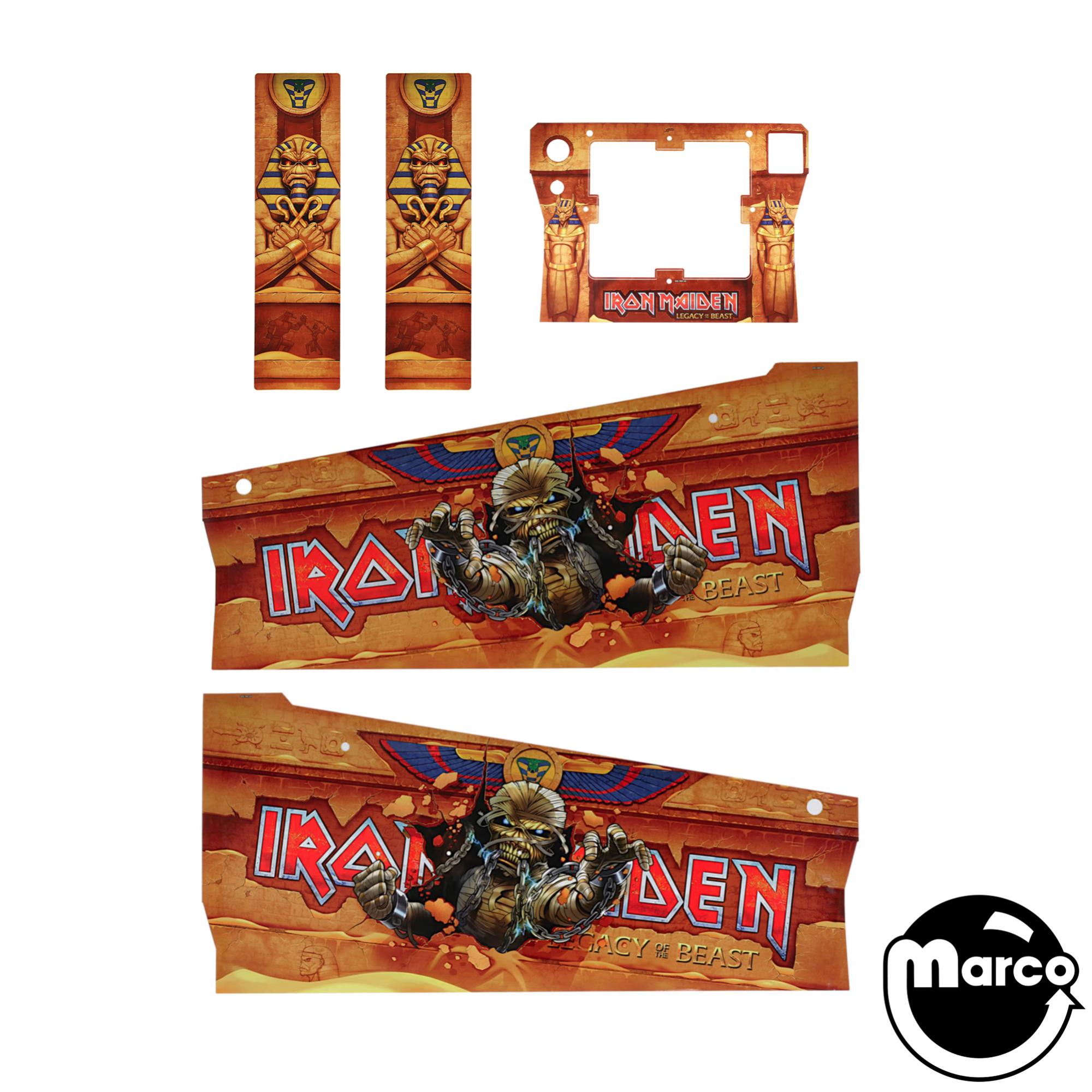 IRON MAIDEN PREMIUM (Stern) Cabinet Decal Set