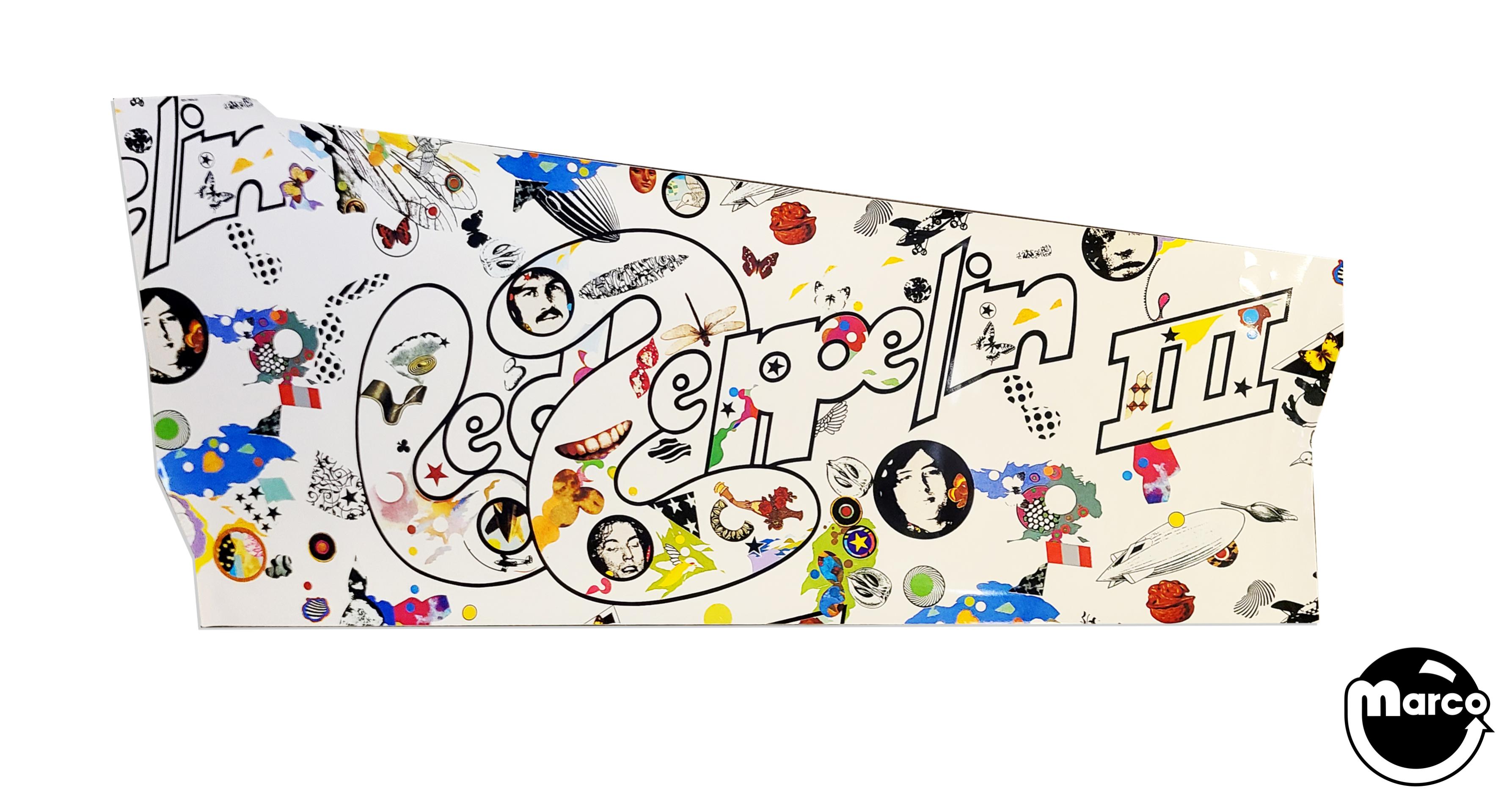 LED ZEPPELIN PRO (Stern) Decal cabinet left