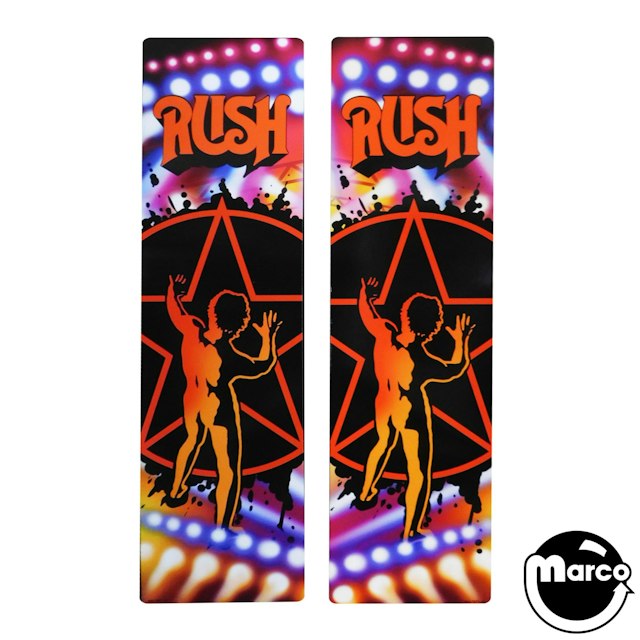 RUSH PRO (Stern) Backbox Decal SET