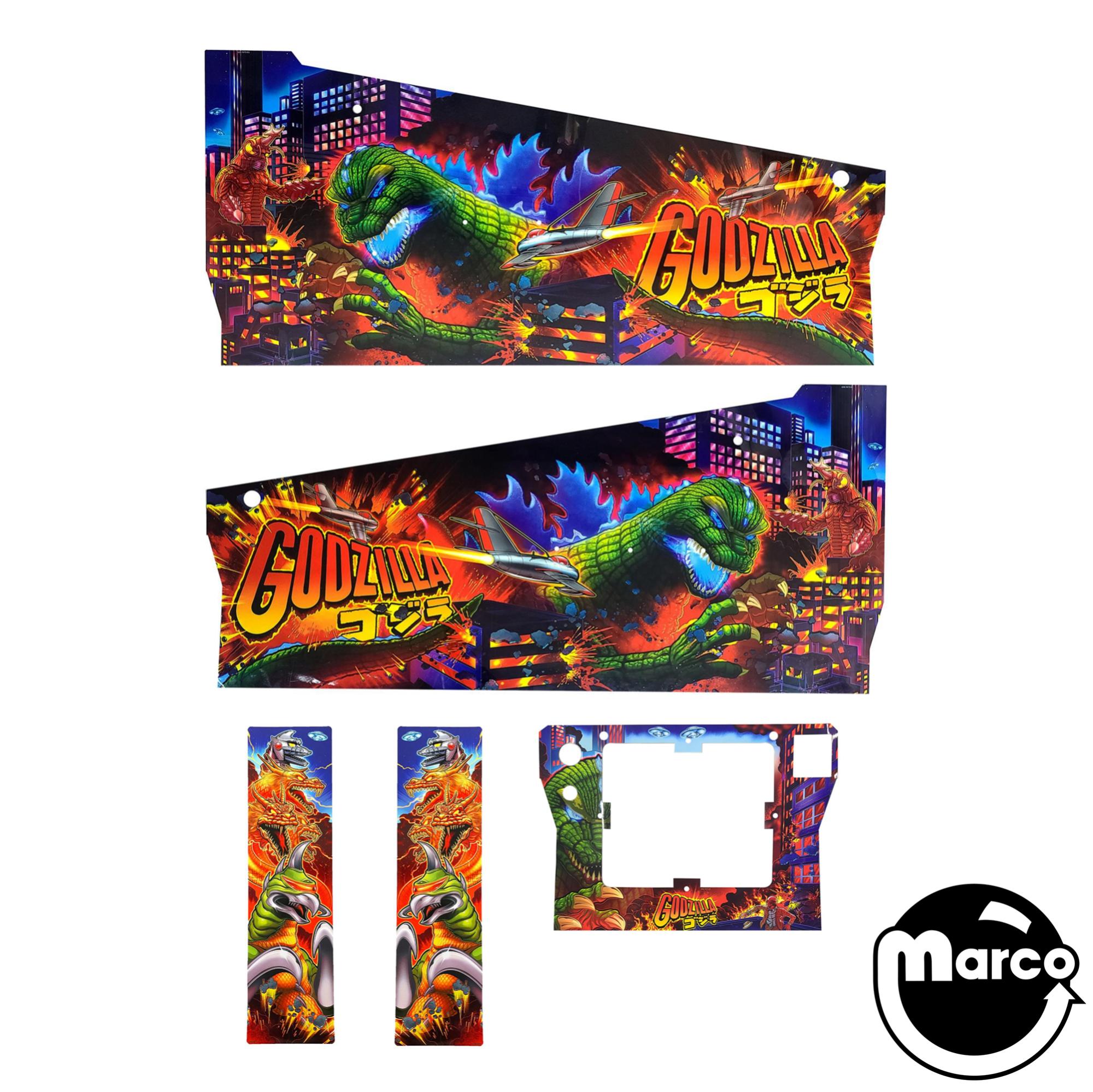 GODZILLA PRO (Stern) Cabinet Decal Set