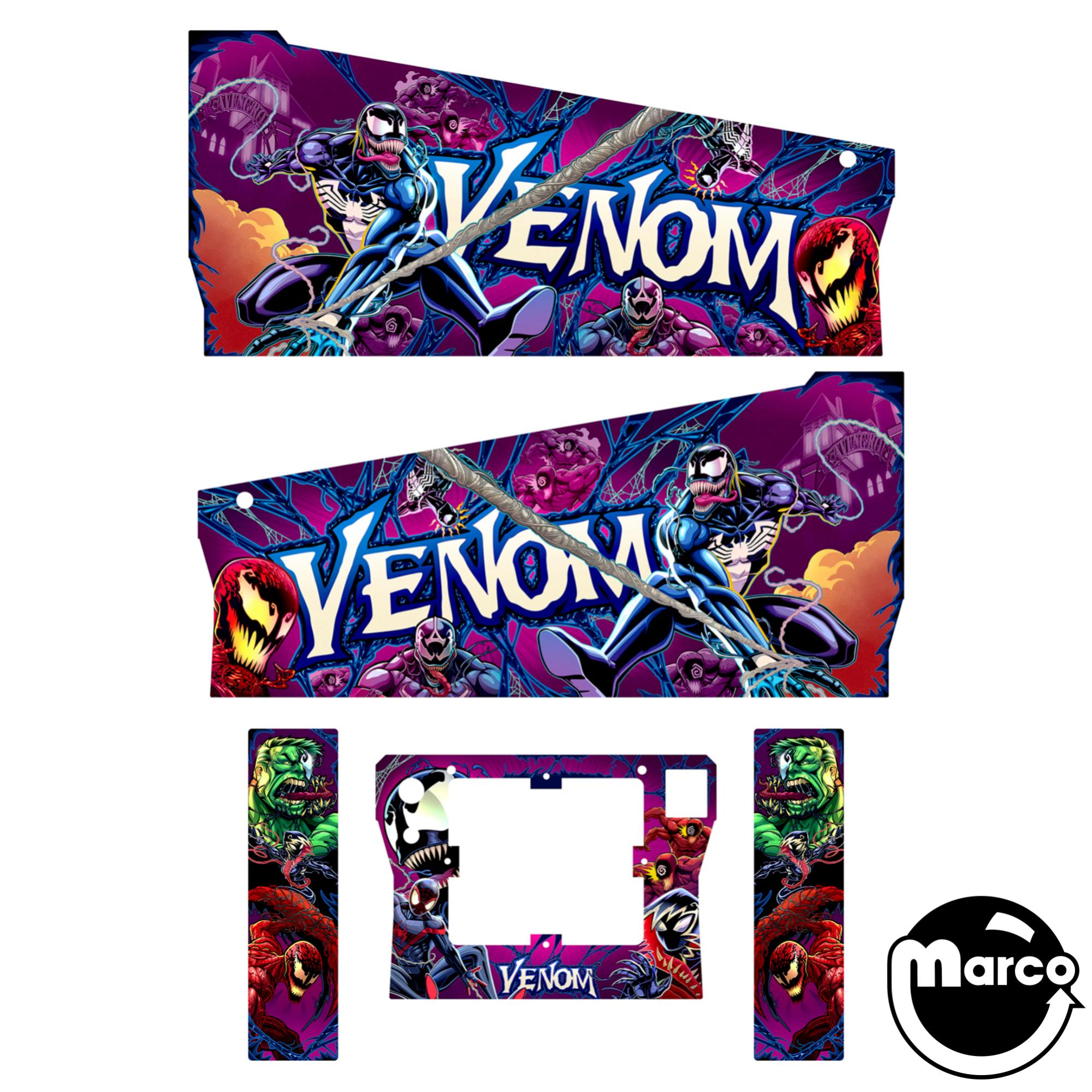 VENOM PRO (Stern) Cabinet Decal Set