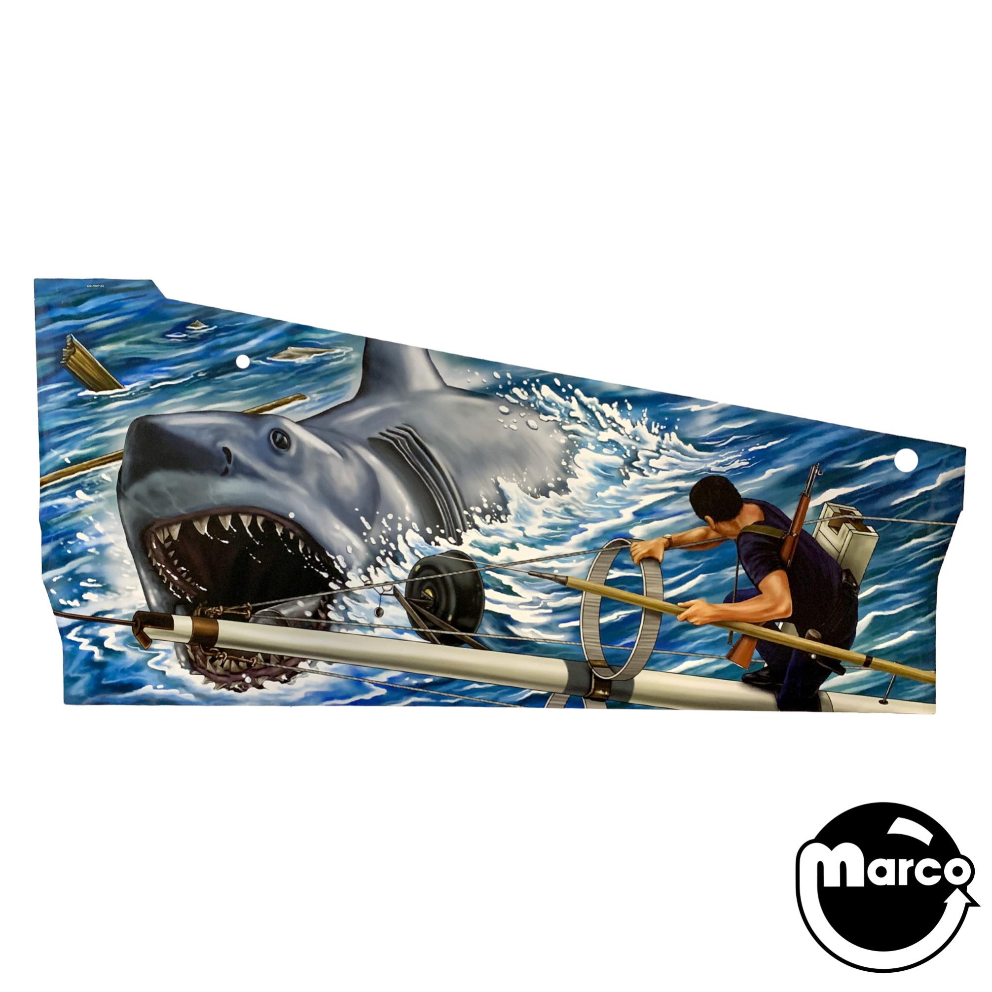 JAWS PRE (Stern) Left Cabinet Decal